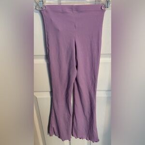 Leggings Flare Purple Girls Size 8 NWT
